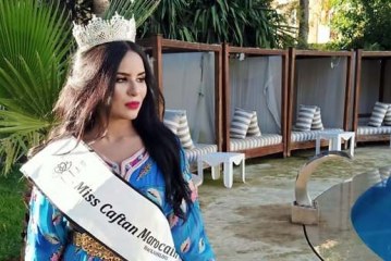 تتويج هند كحيلو ملكة جمال القفطان المغربي 2021