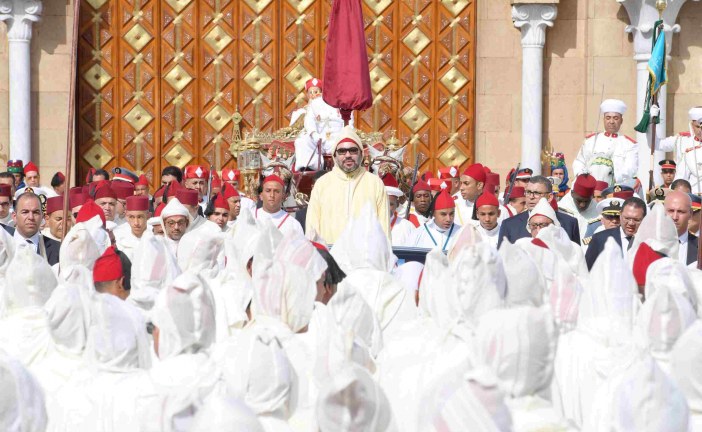 أمير المؤمنين يترأس حفل الولاء بالقصر الملكي بتطوان بمناسبة الذكرى 25 لعيد العرش المجيد