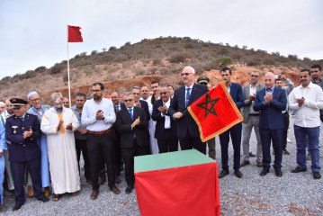 عامل إقليم تيزنيت يعطي انطلاقة مشروع سد كرايزيم بالجماعة الترابية أربعاء الساحل