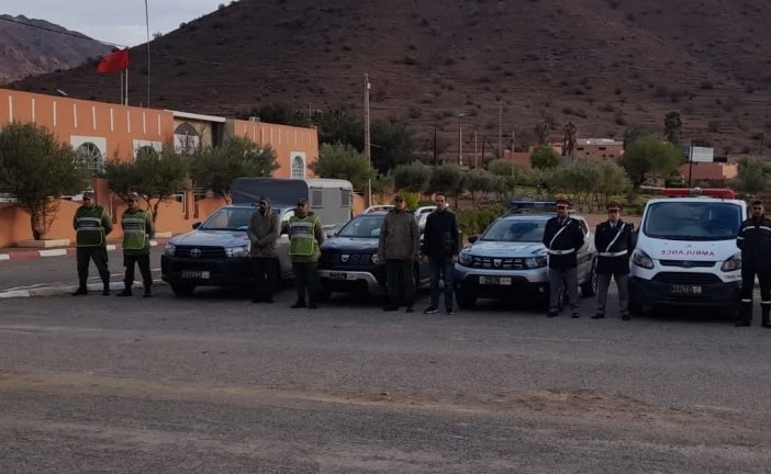 إجراءات وتأهب استباقي بجماعة أملن إقليم تيزنيت لحماية الساكنة من التقلبات الجوية