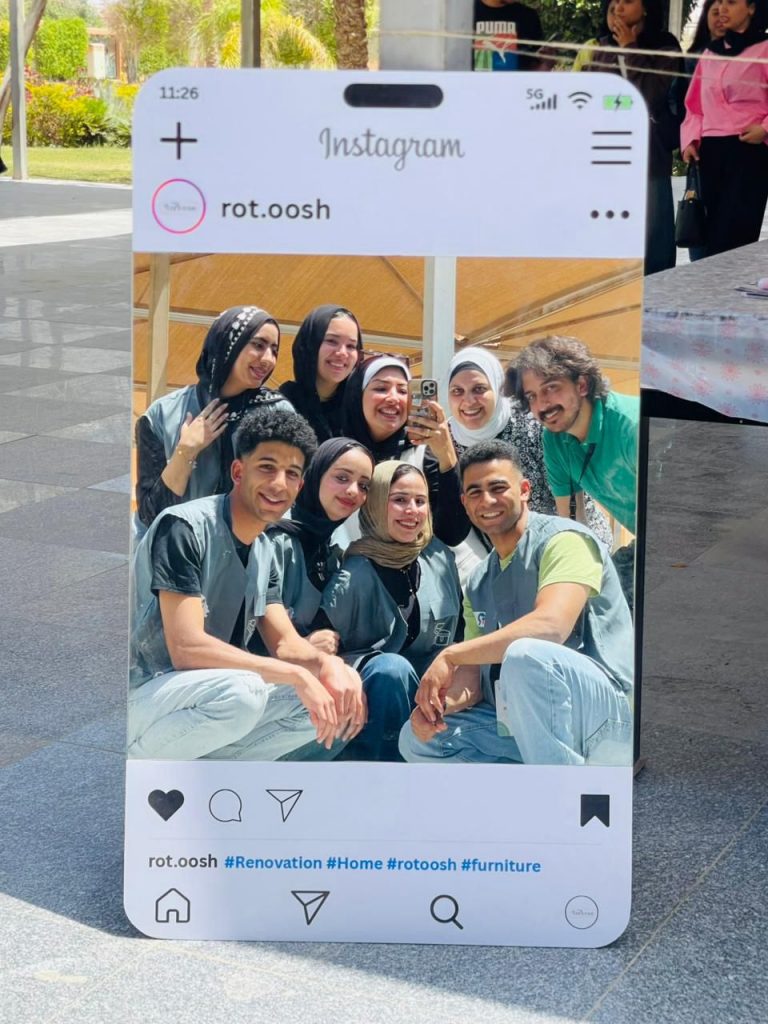 طلاب إعلام جامعة الأهرام الكندية يطلقون تطبيق “Rotoosh” لدعم الاستدامة وتجديد المنازل بطريقة مبتكرة